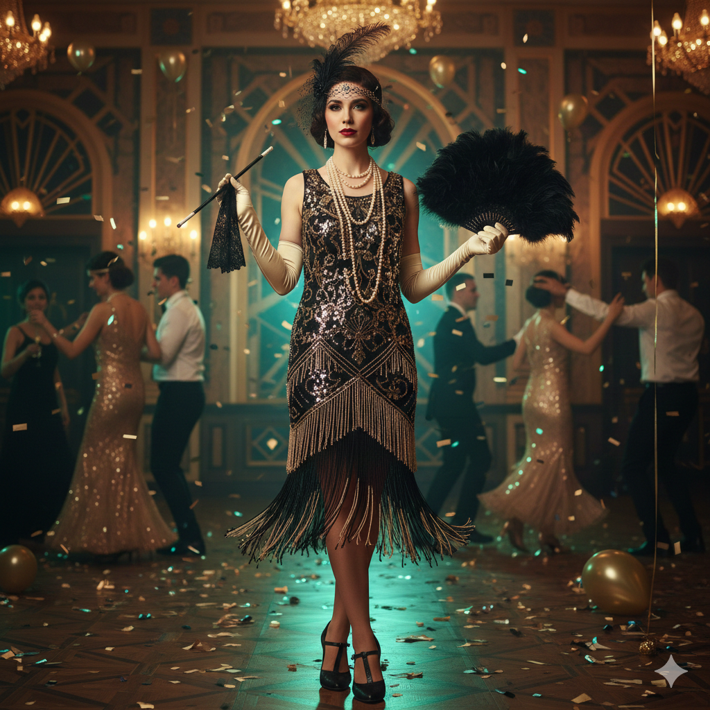 Gatsby Temalı Yılbaşı Partisi: 1920’lerin Işıltısıyla Gecenin Yıldızı Olun