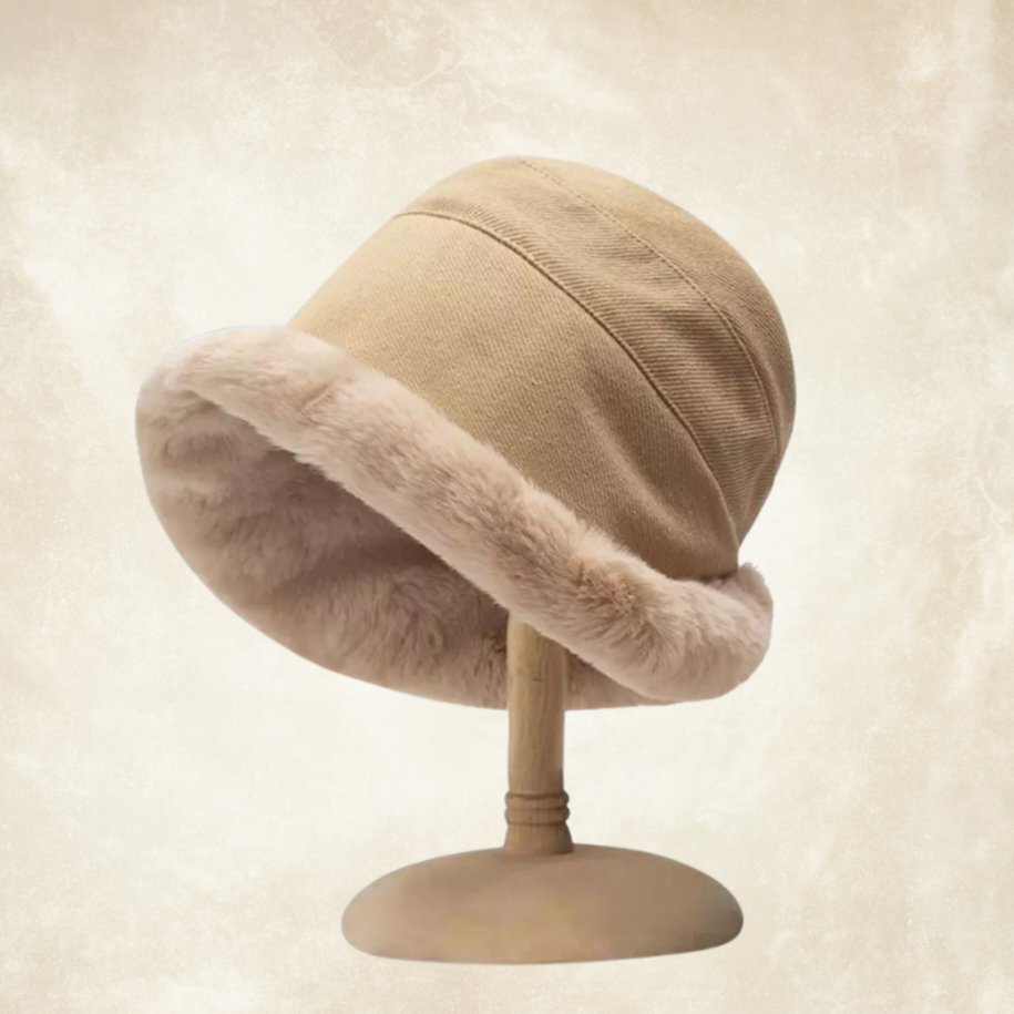 Cara  Model Camel Renk Şapka Çift Taraflı Model