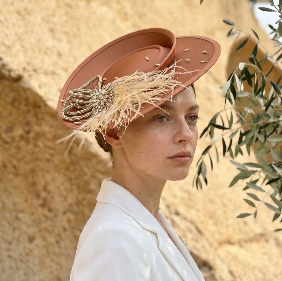 Esta Rose Bakır Renk Vualet 30 cm