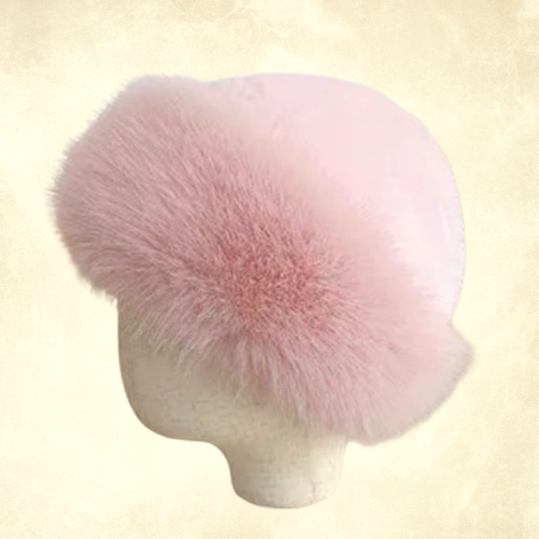 Sierra Pembe Renk Peluş Şapka