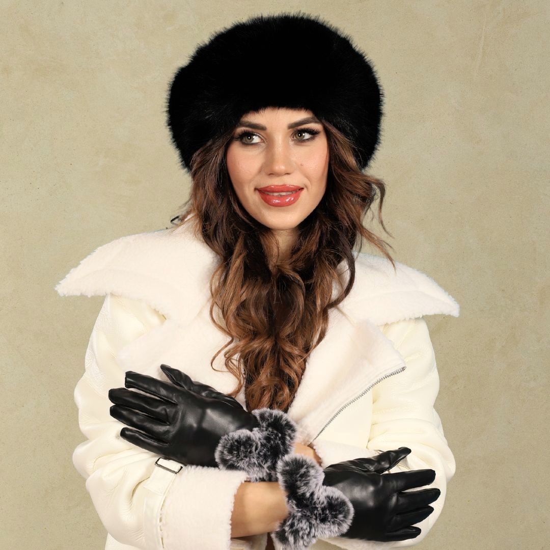 Sierra Siyah Renk Peluş Şapka