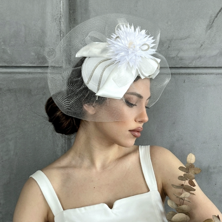 Flower A Beyaz Renk Vualet 30 cm