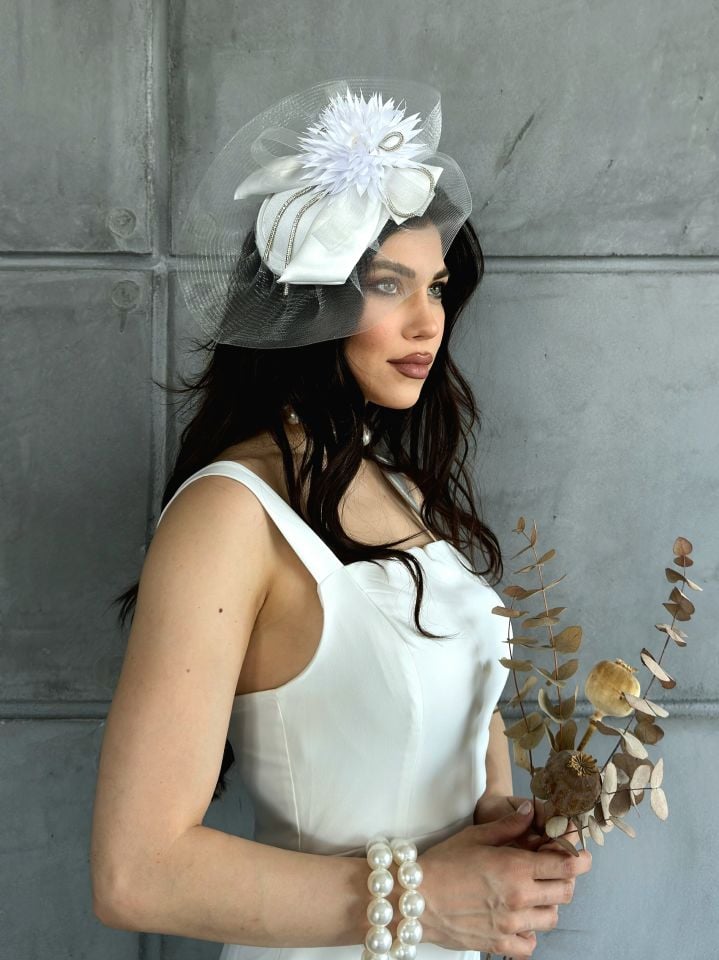 Flower A Beyaz Renk Vualet 30 cm