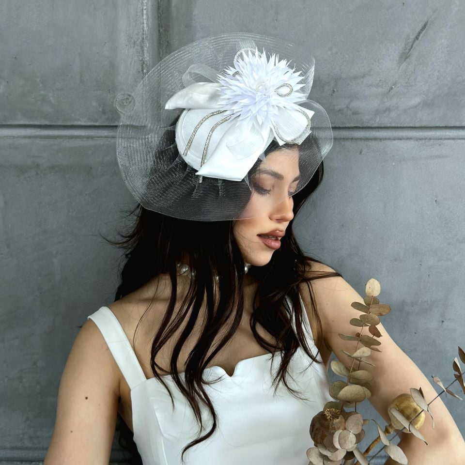 Flower A Beyaz Renk Vualet 30 cm