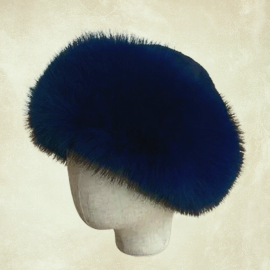 Sierra Lacivert Renk Peluş Şapka