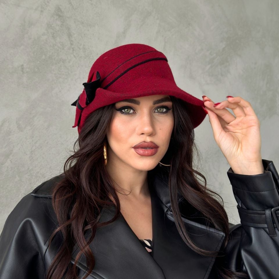 Dina Bordo Renk  Şapka