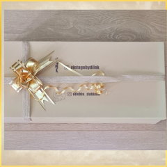 Topuz Model Siyah Renk Brode Payet Kumaş  Tasarım Çanta