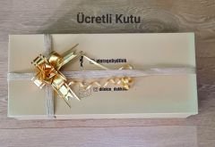 İnci Model Siyah Renk Brode Payetli Kumaş  Tasarım Çanta