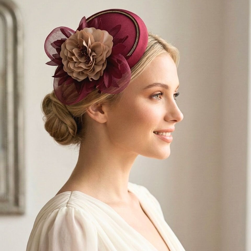 Hazel Bordo Renk Vualet 20 cm