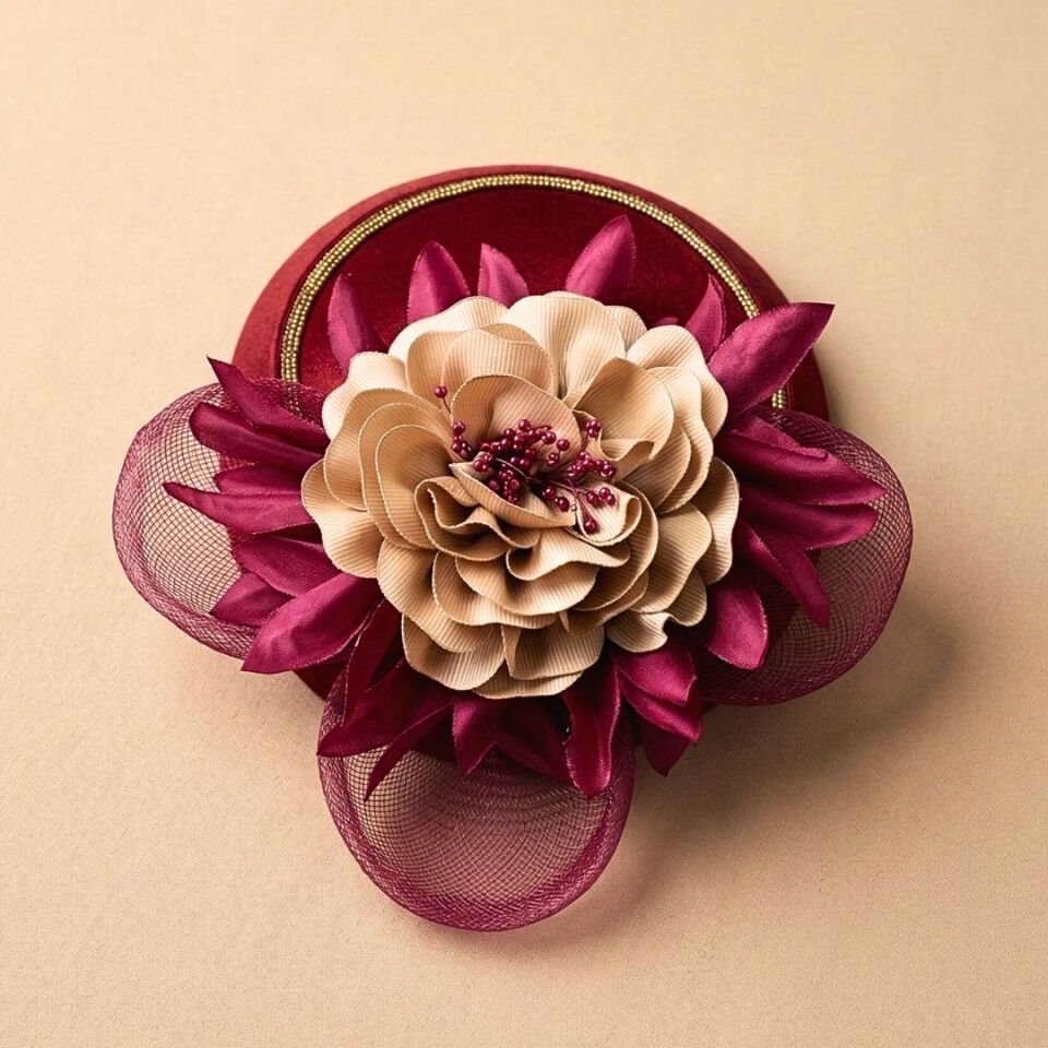 Hazel Bordo Renk Vualet 20 cm