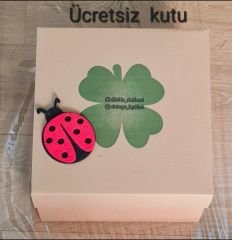 Topuz Model Siyah Brode Kumaş Tasarım Çanta