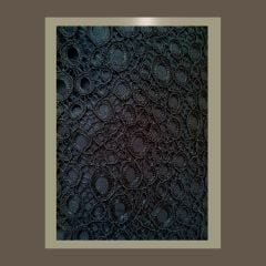 Topuz Model Siyah Renk Dantel Kumaş Tasarım Çanta