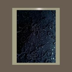 Topuz Model Siyah Pul Payet Dantel Kumaş  Tasarım Çanta