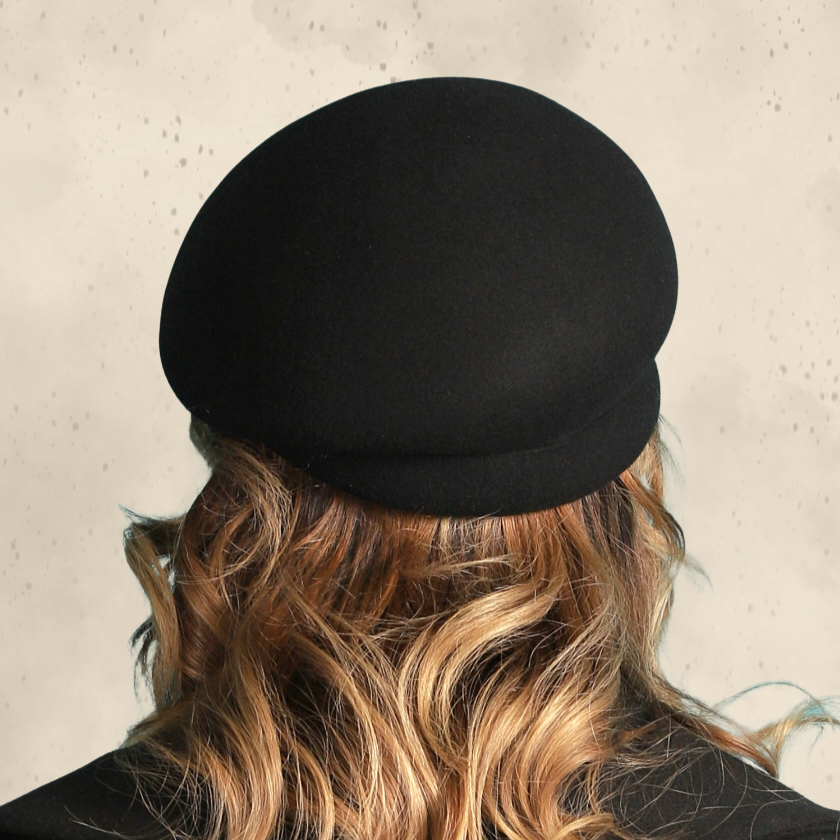 Emma  Siyah Renk Gazeteci Model Şapka