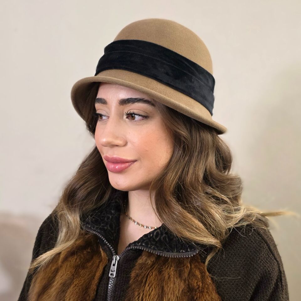 Gloria Camel Renk Şapka