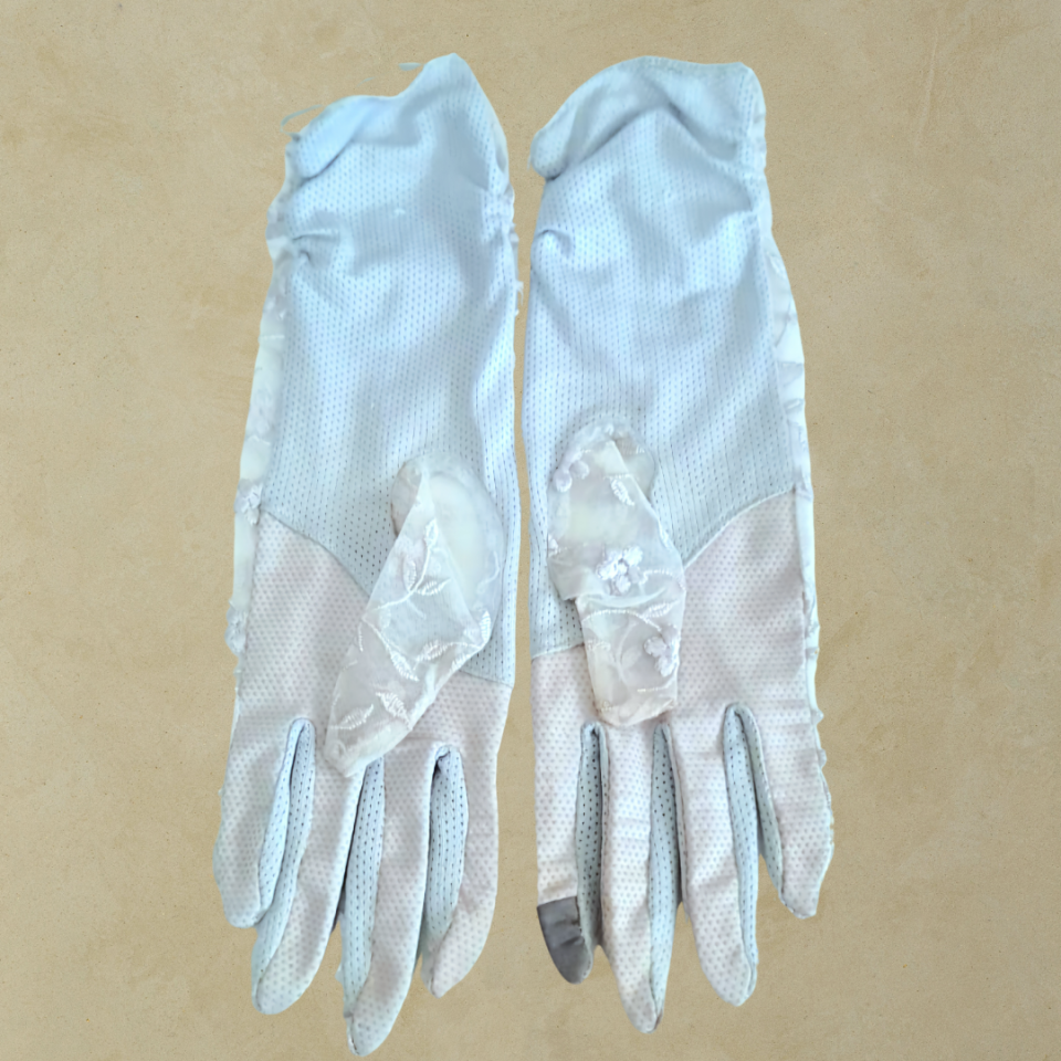 Gri Dantel  Sürüş Eldiveni