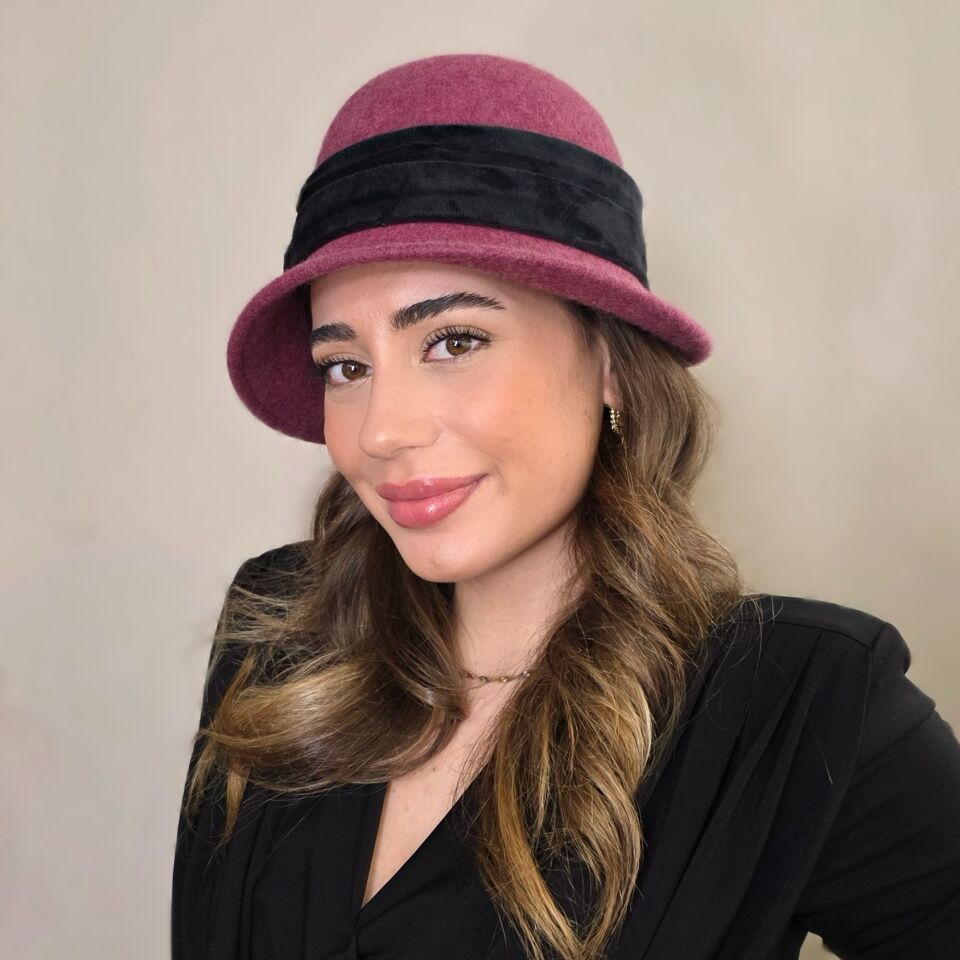 Gloria Gül Kurusu Renk Şapka