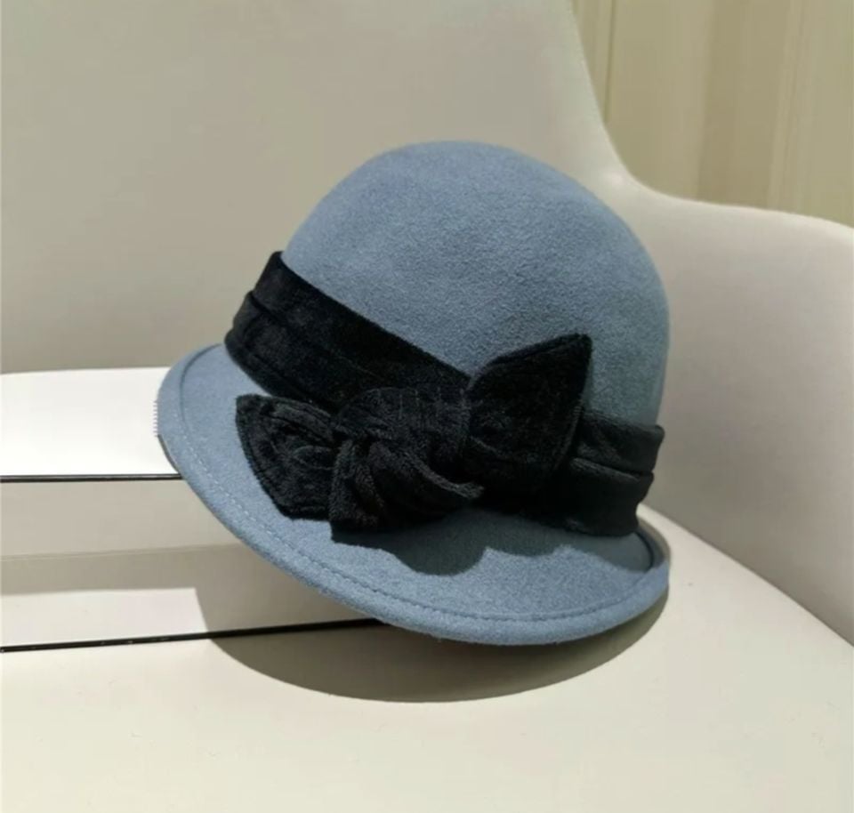 Gloria Gri Mavi Renk  Şapka