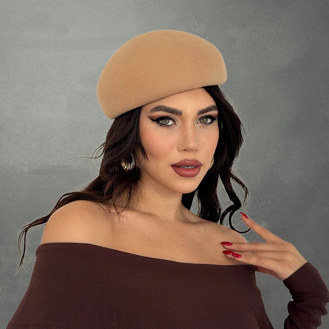 Nomi Camel Renk Şapka
