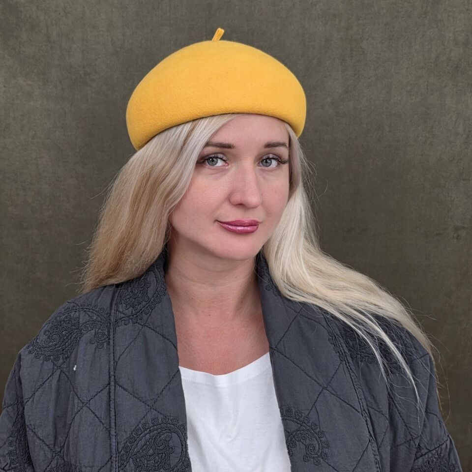 Nomi  Zencefil Sarı Renk Şapka