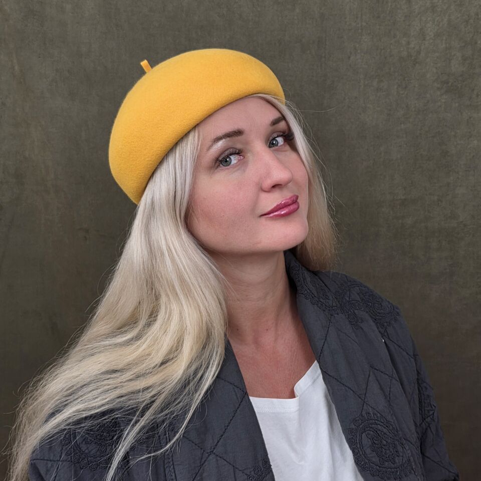 Nomi  Zencefil Sarı Renk Şapka