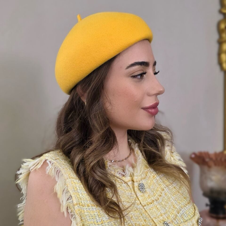 Nomi  Zencefil Sarı Renk Şapka