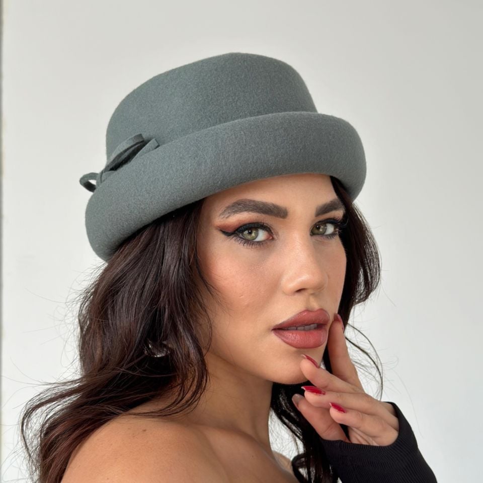 Quinn Gri Mavi Renk Şapka