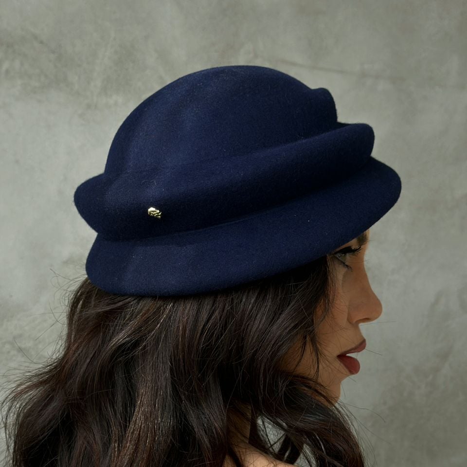 Alita Lacivert Renk Şapka