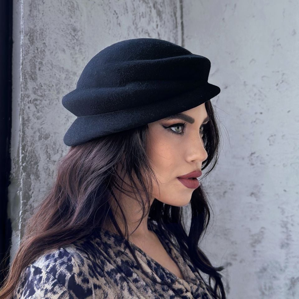 Alita Siyah Renk Şapka