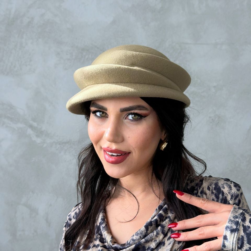 Alita Zeytin Yeşili Renk Şapka