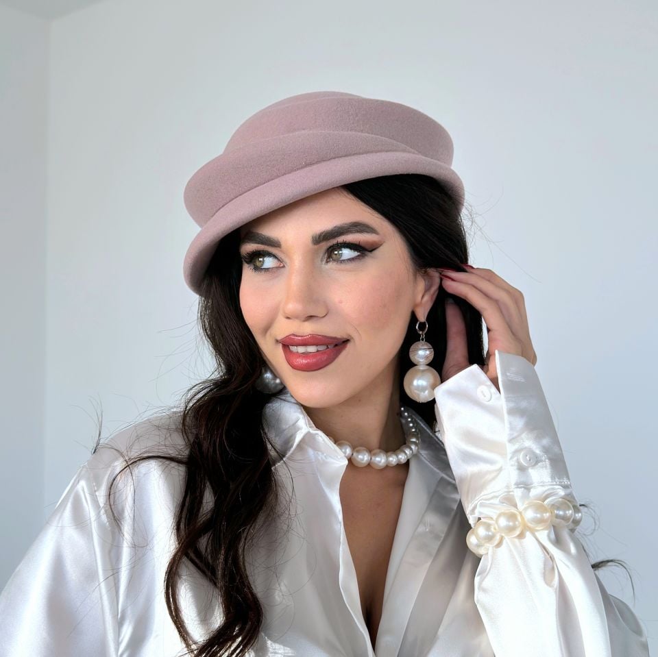 Alita Lila Pembe Renk Şapka