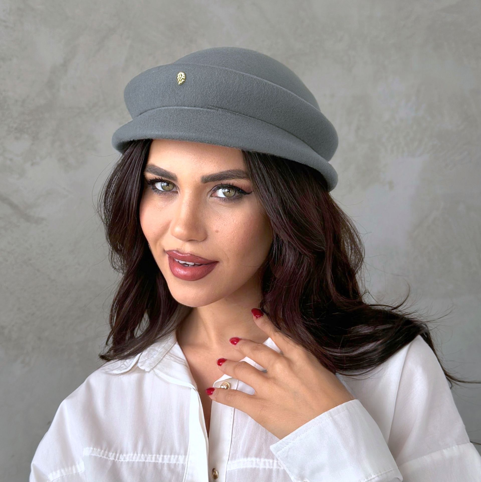 Alita Gri Mavi Renk Şapka