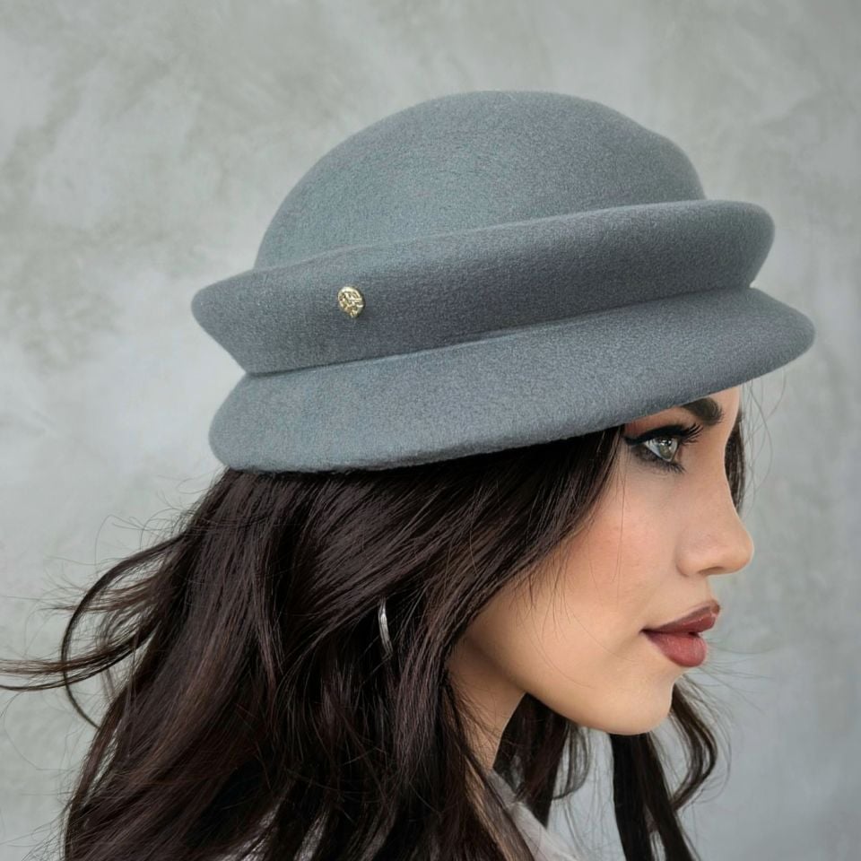 Alita Gri Mavi Renk Şapka