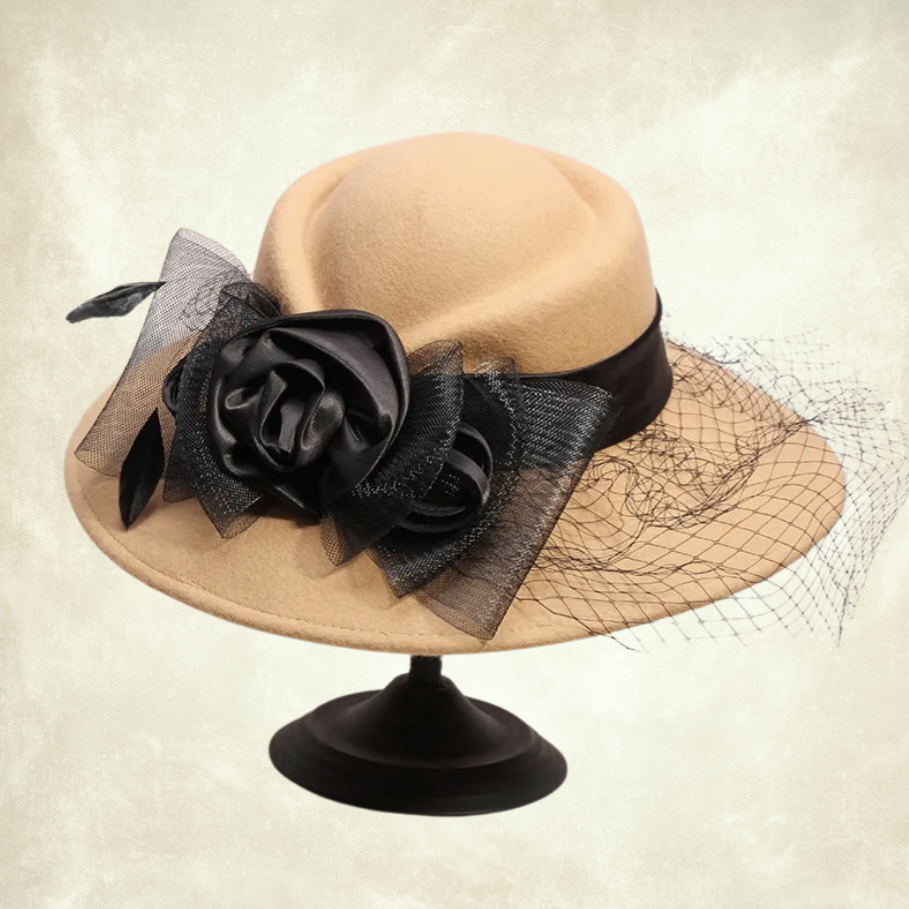 Almira Camel Renk  Derby Model Şapka