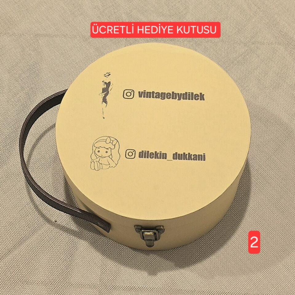 Lori Camel Renk Vualet Şapka 25 cm