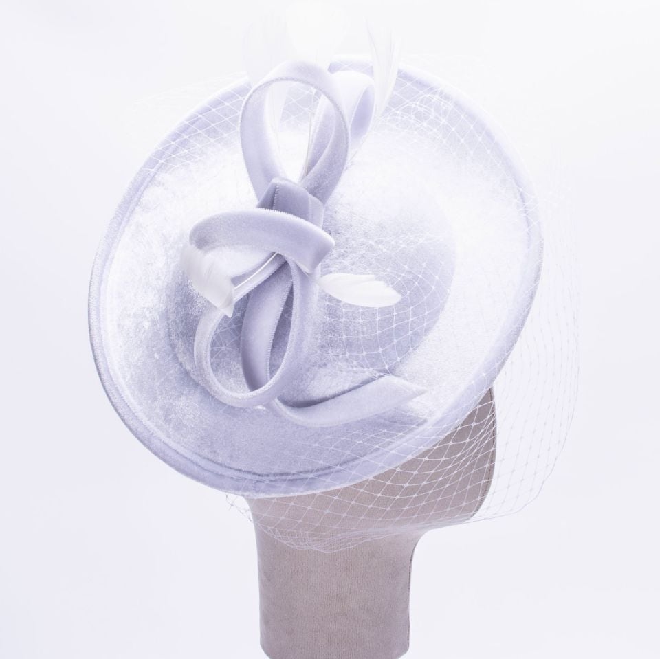 Edna Beyaz Renk Vualet Şapka