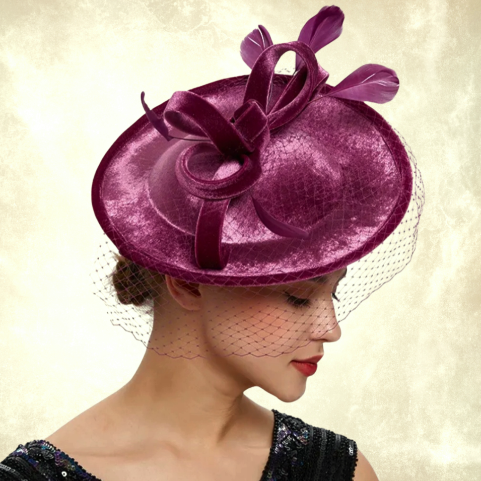 Edna  Mor Renk Vualet Şapka