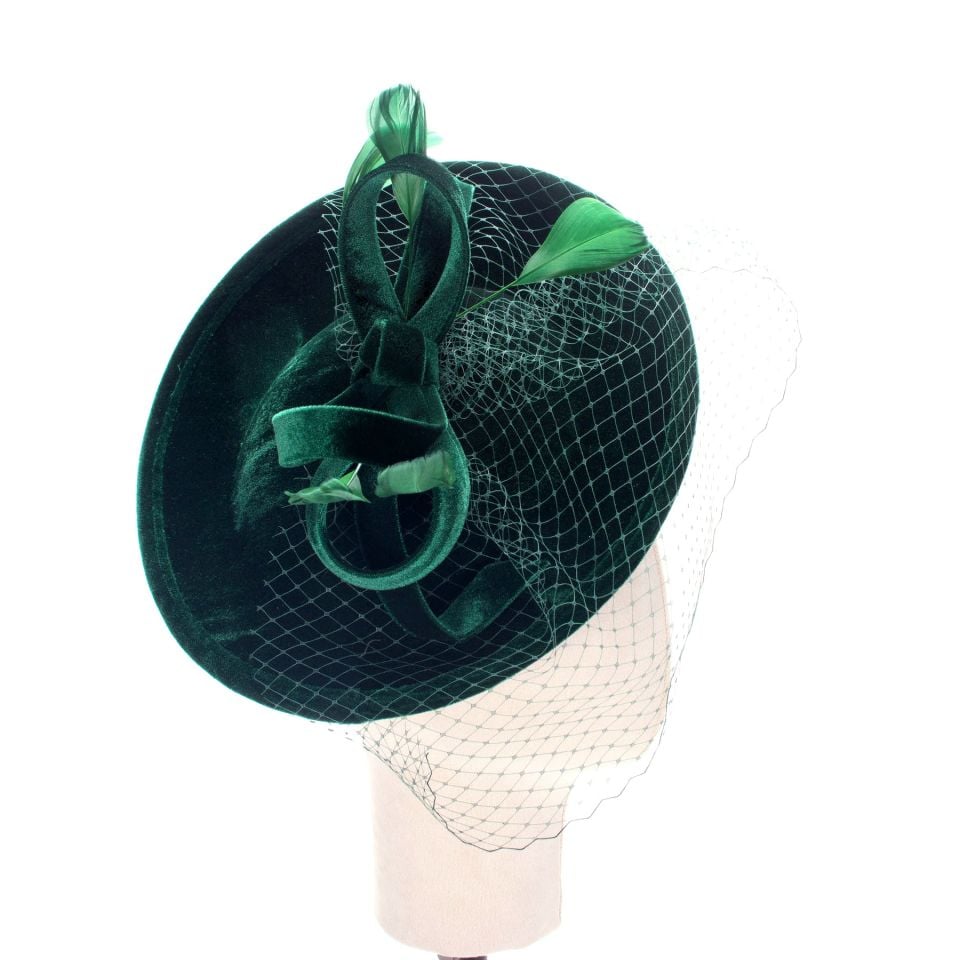 Edna Yeşil Renk Vualet Şapka