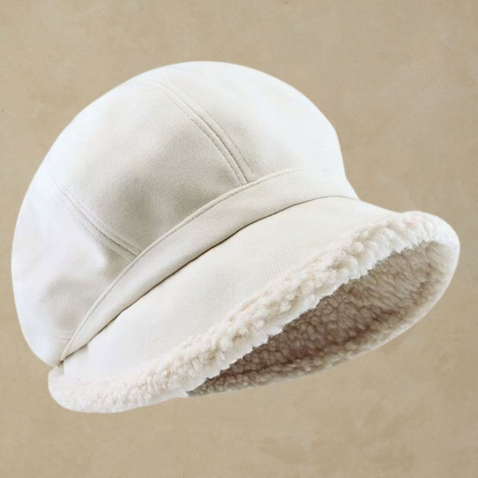 Vena Balon Model Krem Renk Şapka