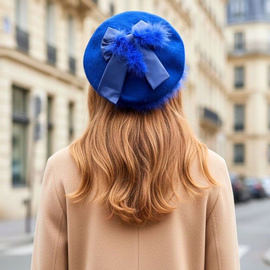 Amata Saks Mavi Renk Ressam Bere S Beden