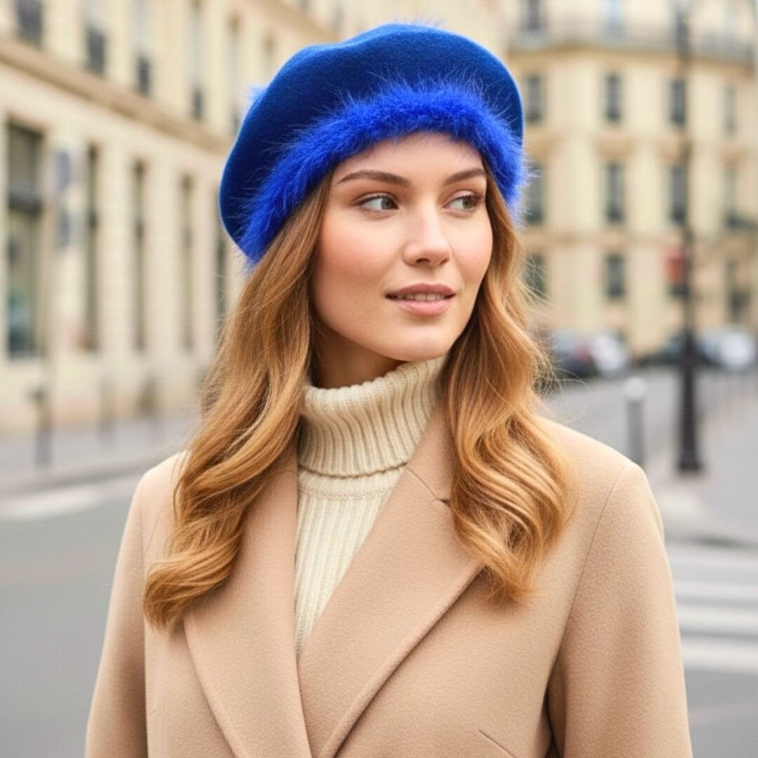 Amata Saks Mavi Renk Ressam Bere