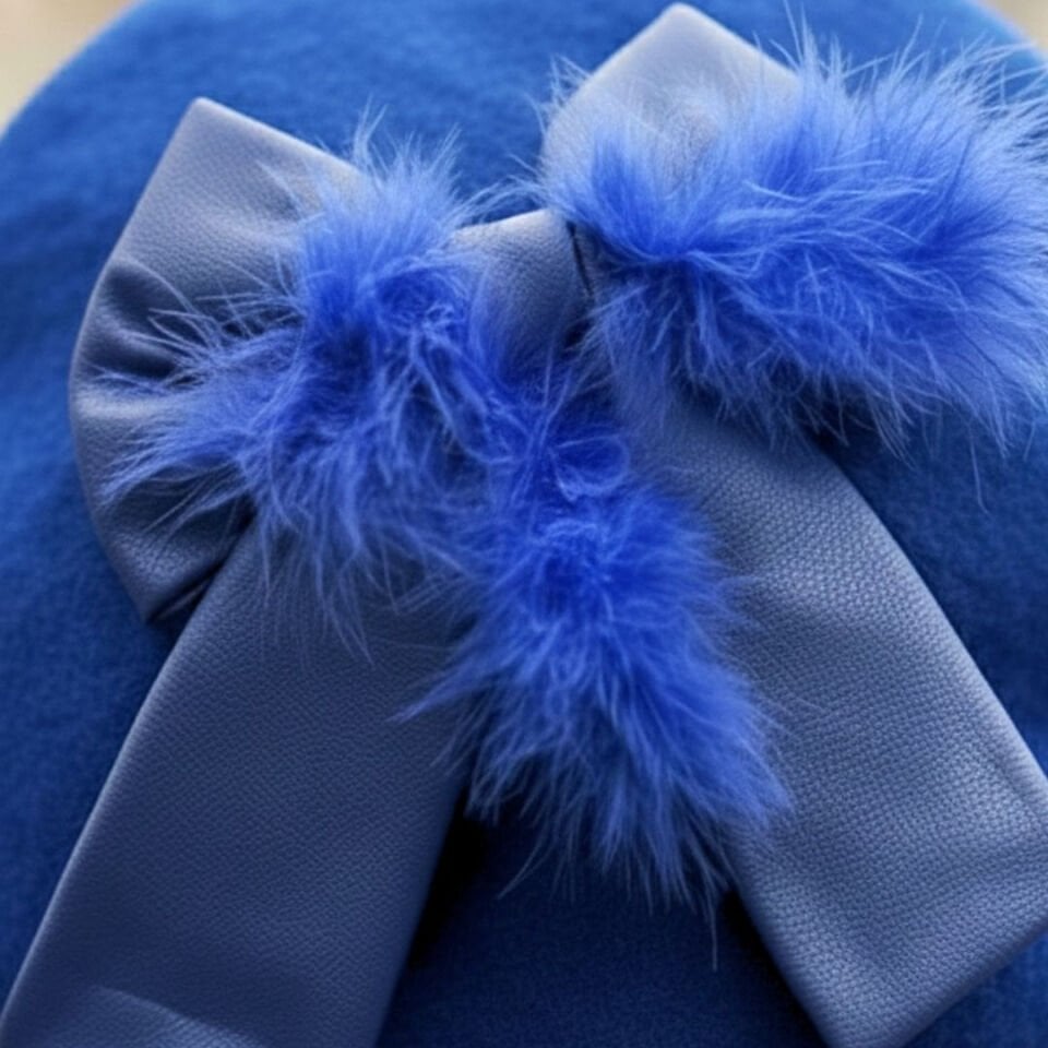 Amata Saks Mavi Renk Ressam Bere