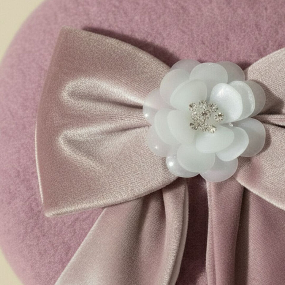 Amata Lavanta Renk Ressam Bere Yetişkin Boy M Beden