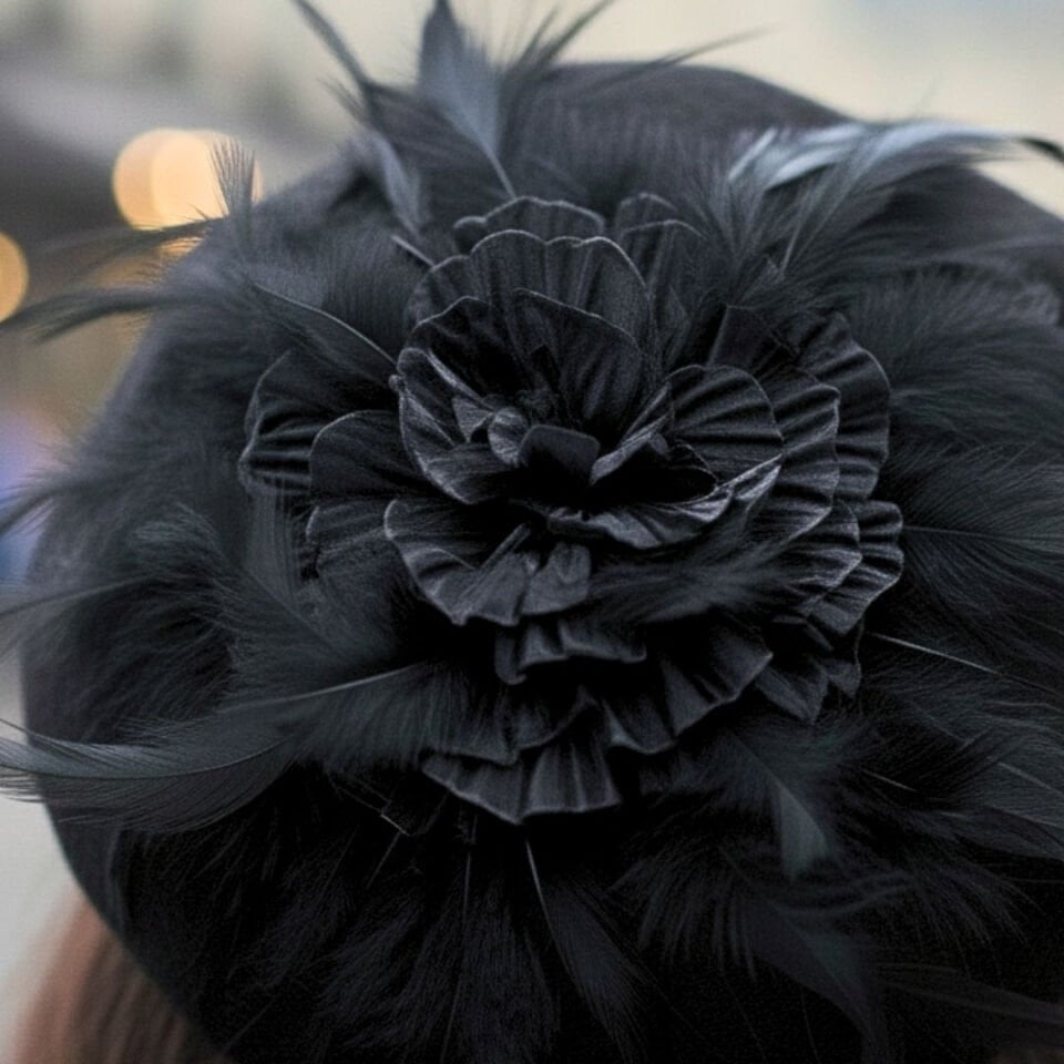 Amata Siyah Renk Ressam Bere Yetişkin Boy