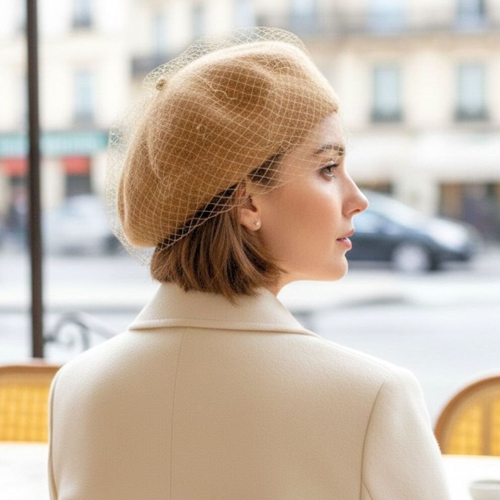 Amata Camel Renk Ressam Bere Yetişkin Boy