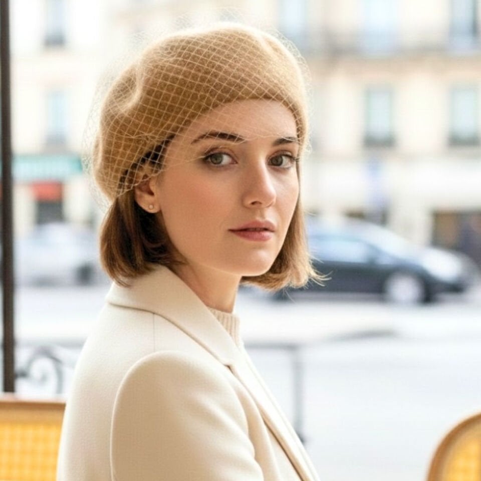 Amata Camel Renk Ressam Bere Yetişkin Boy