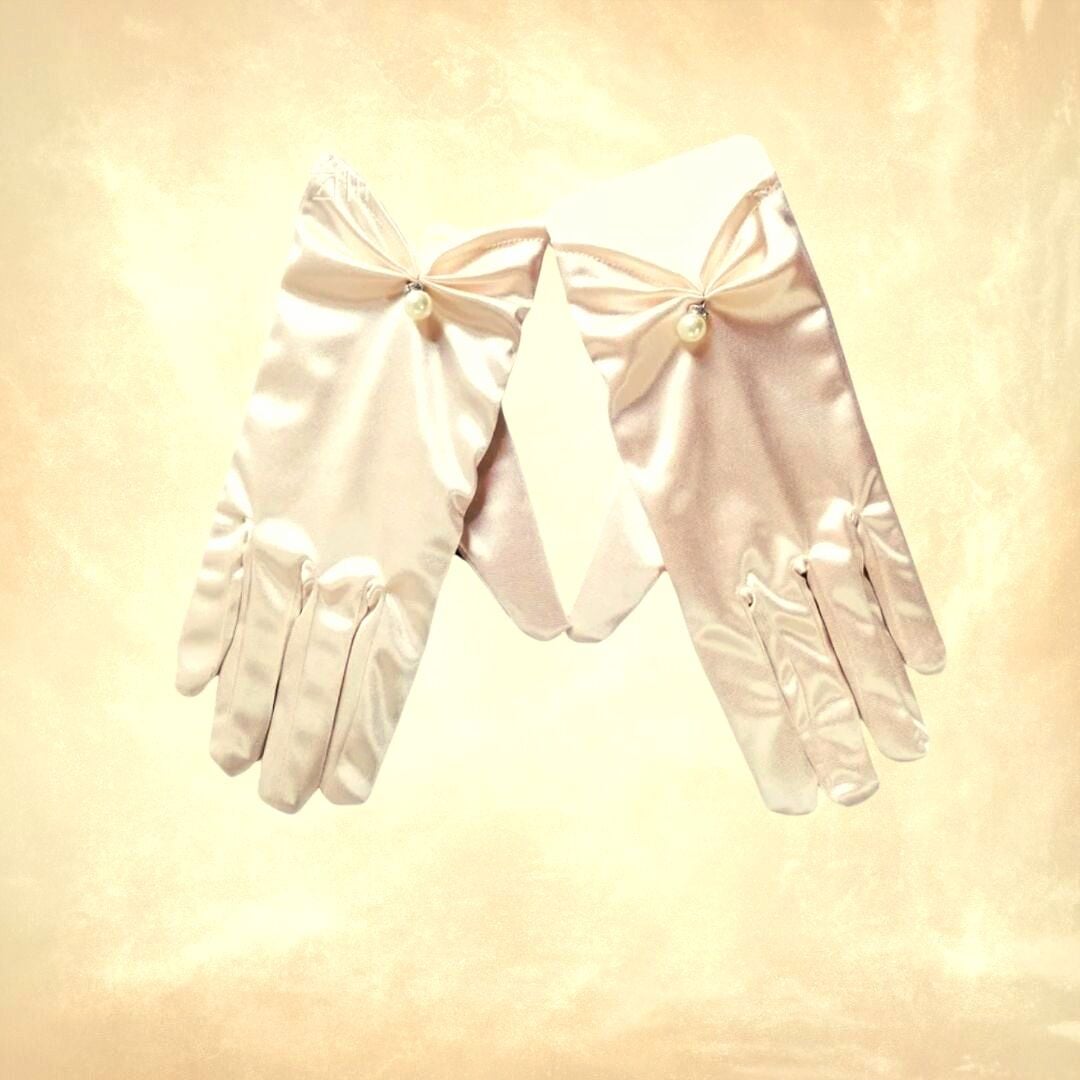 Opera Şampanya Saten Eldiven