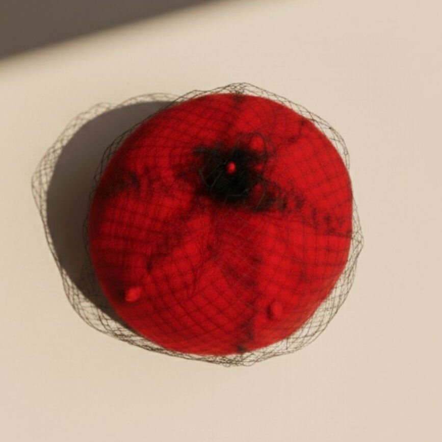 Amata Kırmızı Renk Ressam Bere Yetişkin Boy M Beden