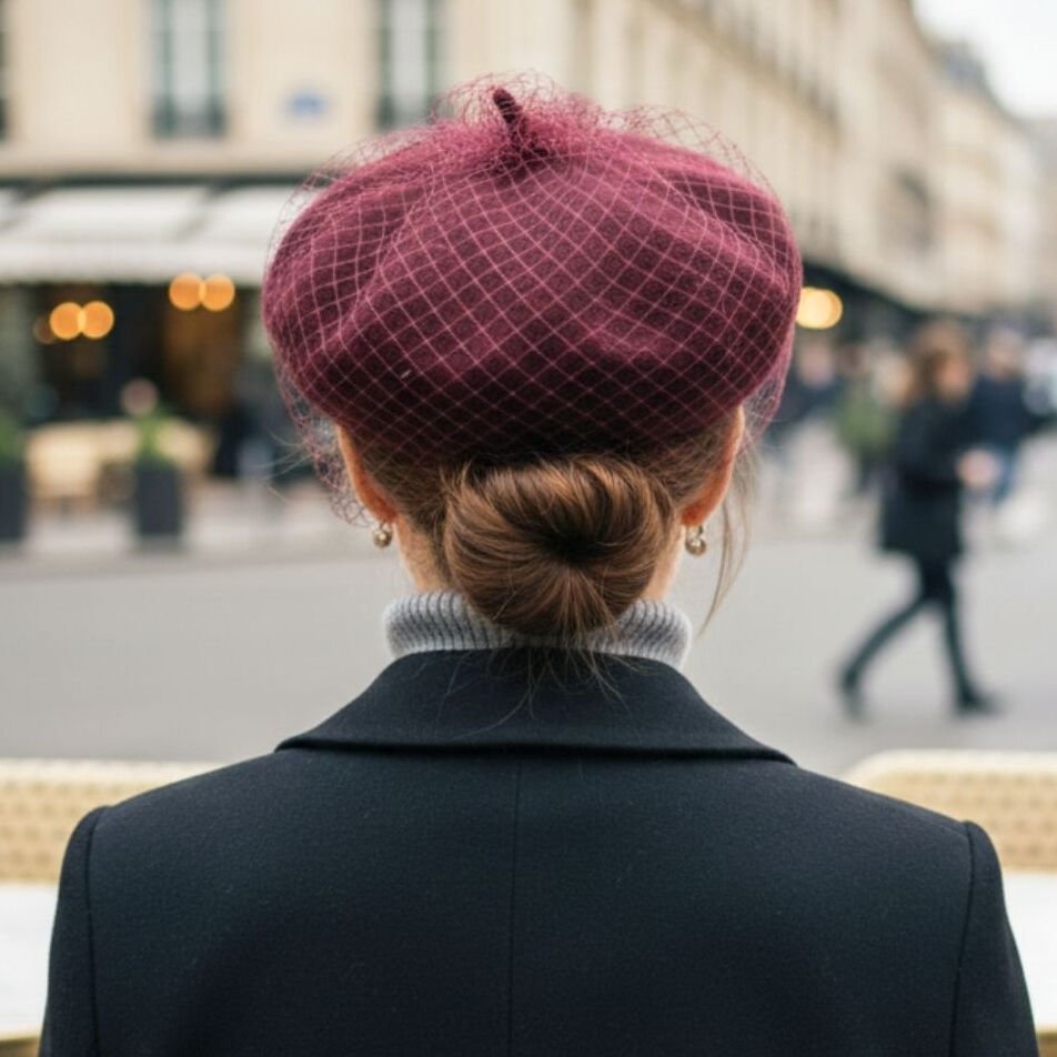 Amata Mürdüm Bordo Renk Ressam Bere Yetişkin Boy M Beden