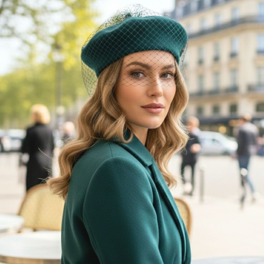 Amata Petrol Yeşil Ressam Bere Yetişkin Boy M Beden